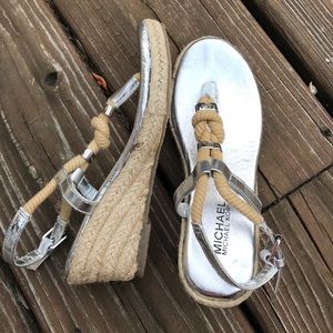 🌵Michael Kors Cate Holly Espadrille Thong Sandal